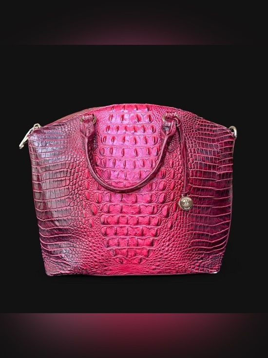 Brahmin Handbags - Brahmin Large Duxbury Rose Ombré Croc-Embossed Leather Tote